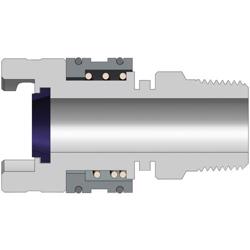 Steel Dual-Lock™ P-Series Thor Interchange Male Thread Coupler